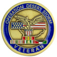 Veteran Operation Desert Storm Coin Challenge Coins 