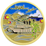 Veteran Operation Desert Storm Coin Challenge Coins 