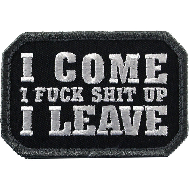 I Come ... I Leave Full Color Patch Morale Patches 