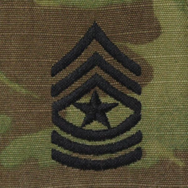 Army OCP Sew-On Patrol Cap Rank - Officer and Enlisted Rank 81201