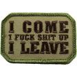 I Come ... I Leave MultiCam Patch Morale Patches 