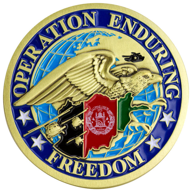 Operation Enduring Freedom - Afghanistan Coin Challenge Coins 