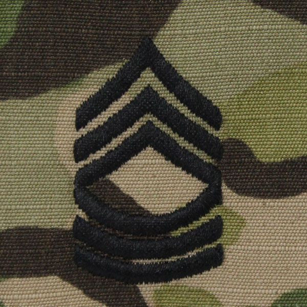 Army OCP Sew-On Patrol Cap Rank - Officer and Enlisted Rank 81222