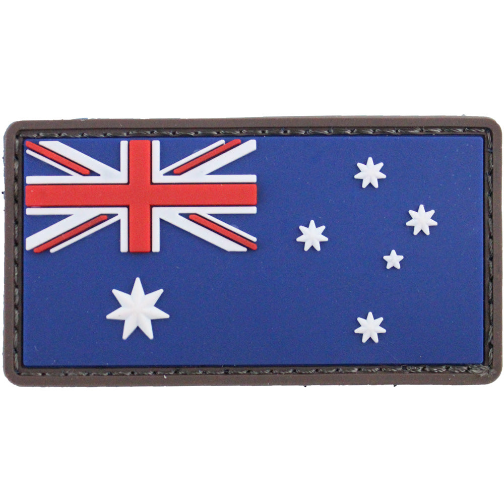 Australian Flag PVC Patch - Full Color Morale Patches 