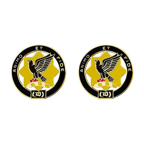 1st Cavalry Regiment Unit Crest (Animo Et Fide) Army Unit Crests 