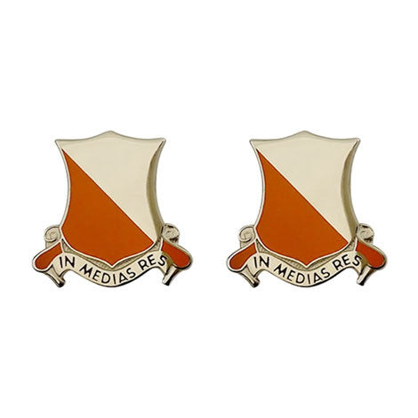 1st Signal Battalion Unit Crest (In Medias Res) Army Unit Crests 