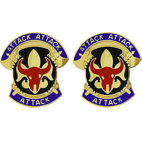 34th Infantry Division Unit Crest (Attack Attack Attack) Army Unit Crests 