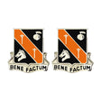 40th Signal Battalion Unit Crest (Bene Factum) Army Unit Crests 