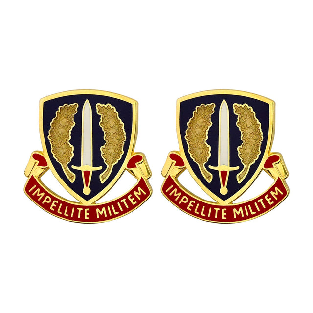 42nd Adjutant General Battalion Unit Crest (Impellite Militem) Army Unit Crests 