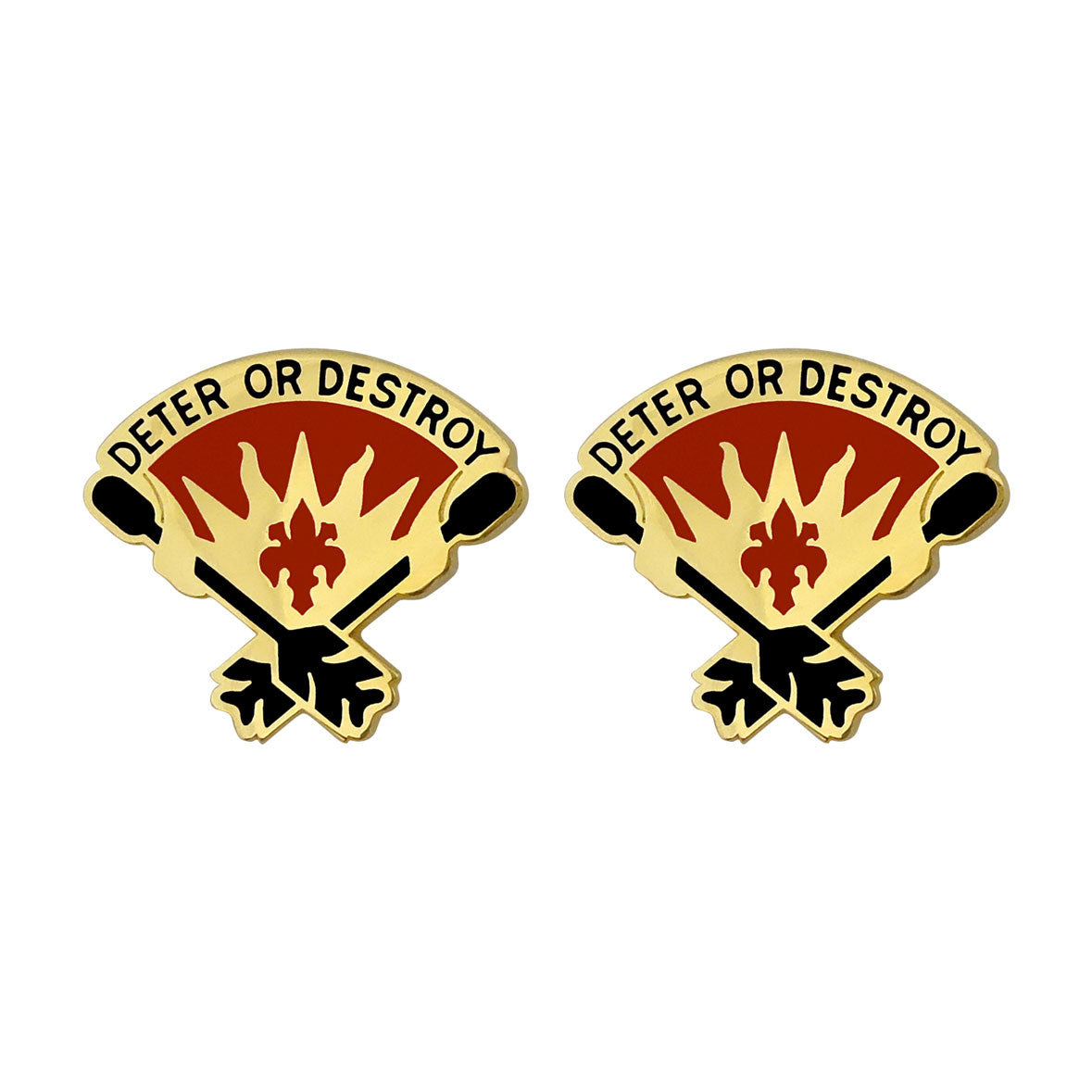 45th ADA (Air Defense Artillery) Brigade Unit Crest (Deter or Destroy) Army Unit Crests 