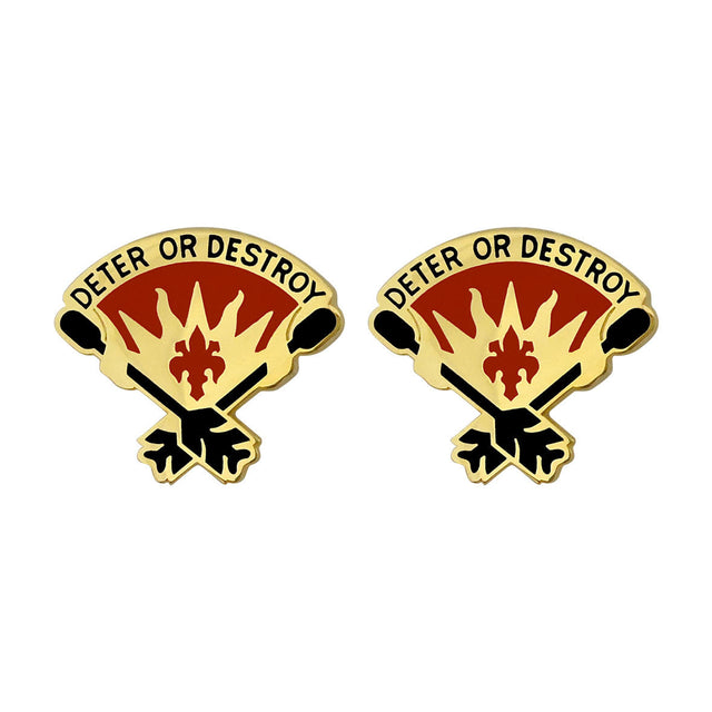 45th ADA (Air Defense Artillery) Brigade Unit Crest (Deter or Destroy) Army Unit Crests 