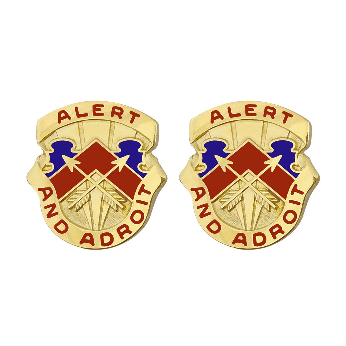 49th ADA (Air Defense Artillery) Group Unit Crest (Alert and Adroit) Army Unit Crests 