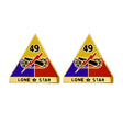 49th Armored Division Unit Crest (Lone Star) Army Unit Crests 