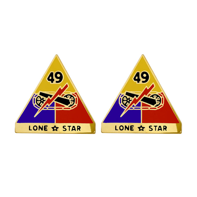 49th Armored Division Unit Crest (Lone Star) Army Unit Crests 