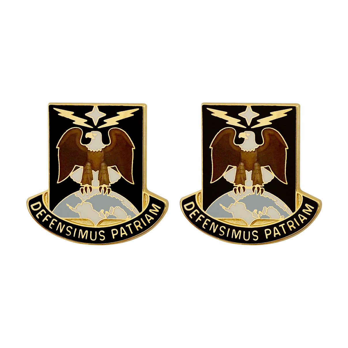 49th Missile Defense Battalion Unit Crest (Defensimus Patriam) Army Unit Crests 