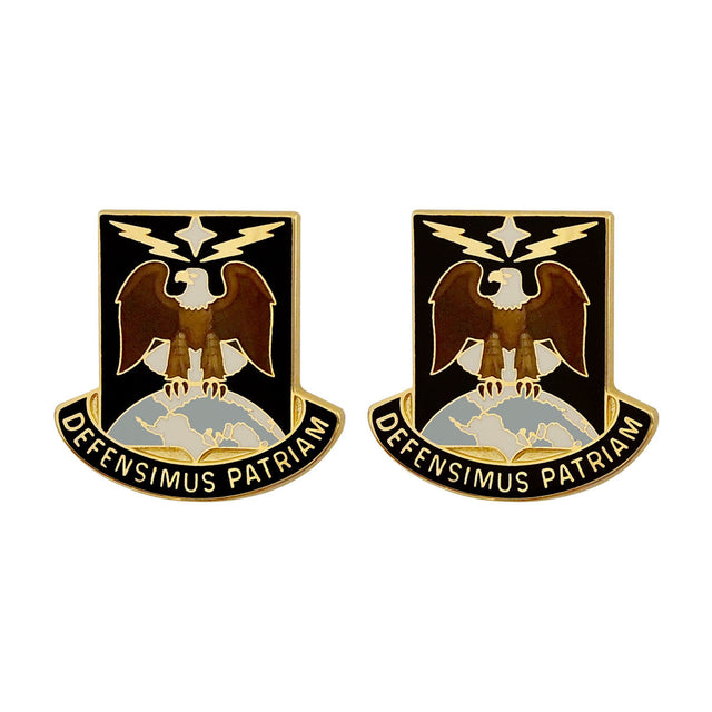 49th Missile Defense Battalion Unit Crest (Defensimus Patriam) Army Unit Crests 