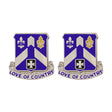 58th Infantry Regiment Unit Crest (Love of Country) Army Unit Crests 