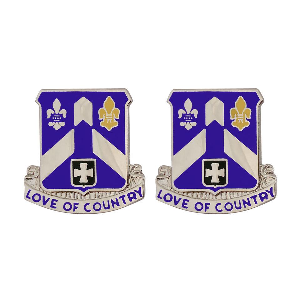 58th Infantry Regiment Unit Crest (Love of Country) Army Unit Crests 