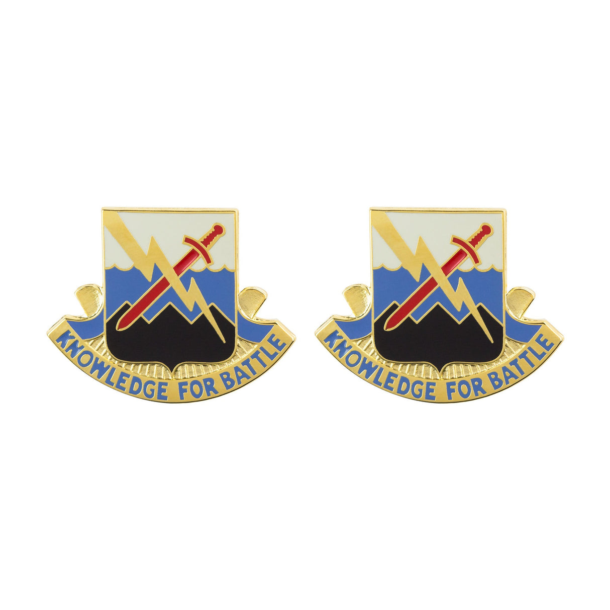 102nd Military Intelligence Battalion Unit Crest (Knowledge for Battle) Army Unit Crests 