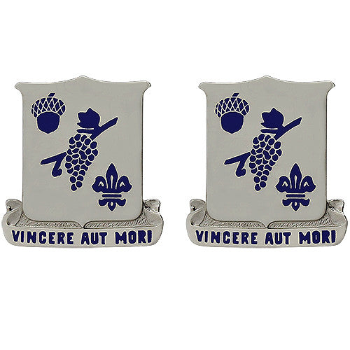 289th Regiment Unit Crest (Vincere Aut Mori) Army Unit Crests 
