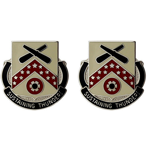 3643rd Support Battalion Unit Crest (Sustaining Thunder!) Army Unit Crests 