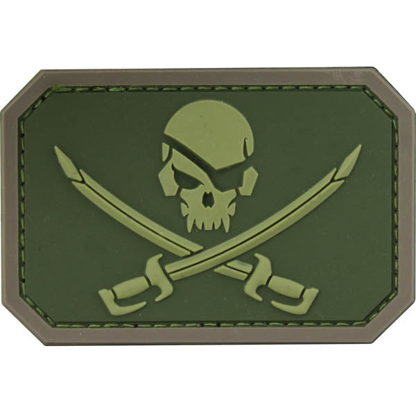 Pirate Skull PVC MultiCam (OCP) Patch Morale Patches 