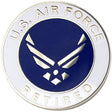 Air Force Retired with Hap Arnold Wings 3/4" Lapel Pin Pins 