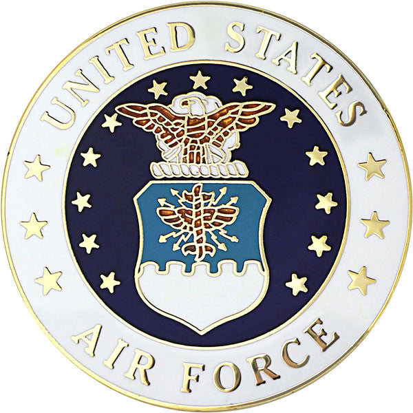 Air Force Large Crest 1 1/2" Lapel Pin Pins 