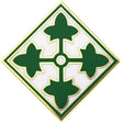 4th Infantry Division 5/8" Lapel Pin Pins 