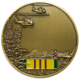 Vietnam Veteran Engraveable Coin Challenge Coins 