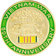 Vietnam War 50th Anniversary Commemorative Lapel Pin Commemorative Medals 