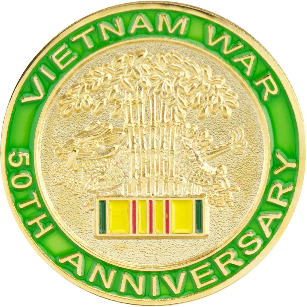 Vietnam War 50th Anniversary Commemorative Lapel Pin Commemorative Medals 