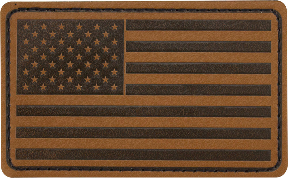 USAMM - Full Color Infrared U.S. Flag Patch - Reverse