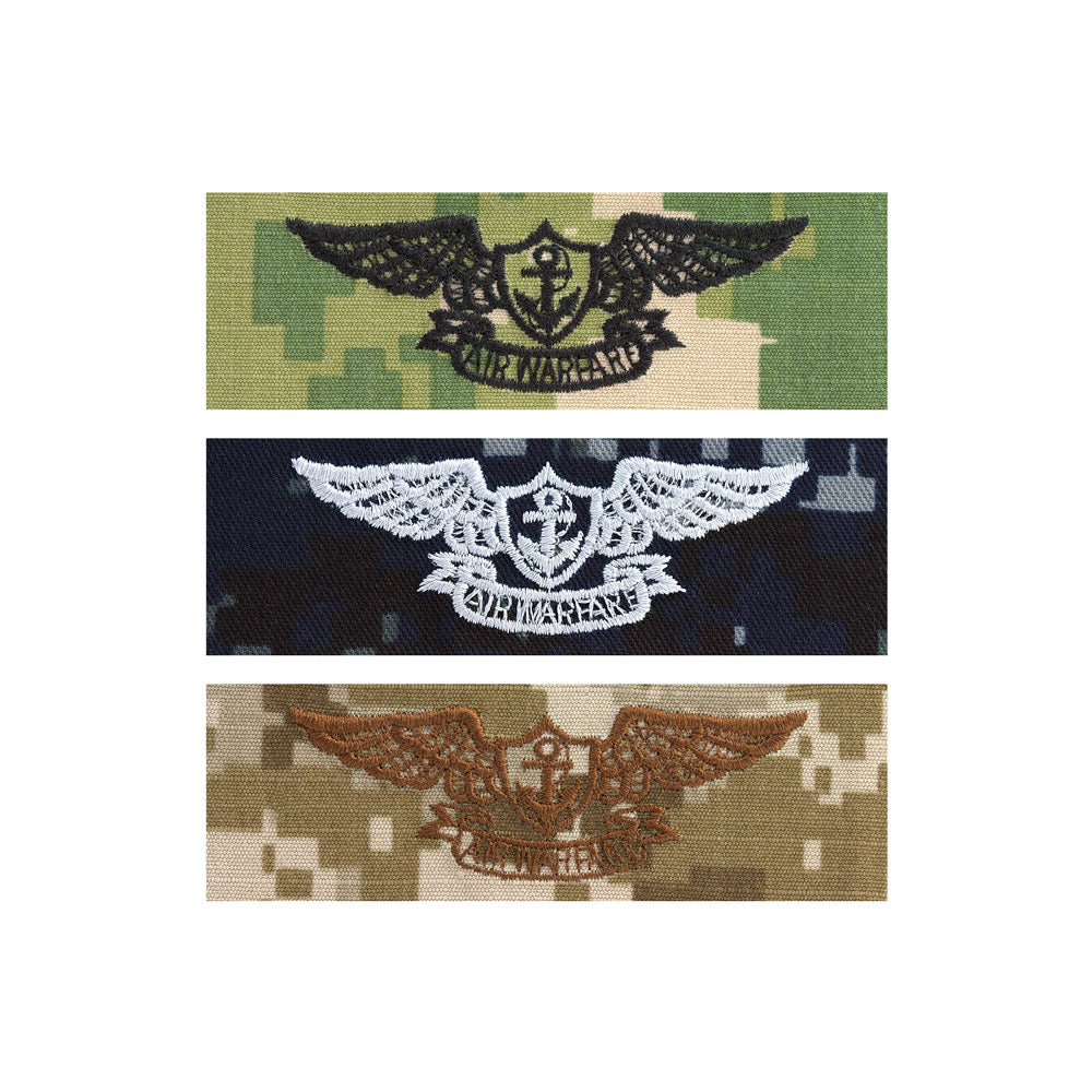 US Navy Embroidered Badge - Air Warfare Badges 