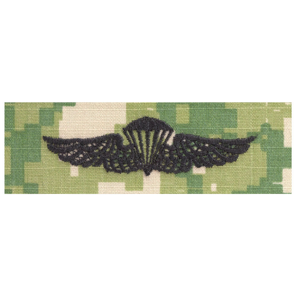 US Navy Embroidered Badge - Navy/Marine Parachutist | USAMM