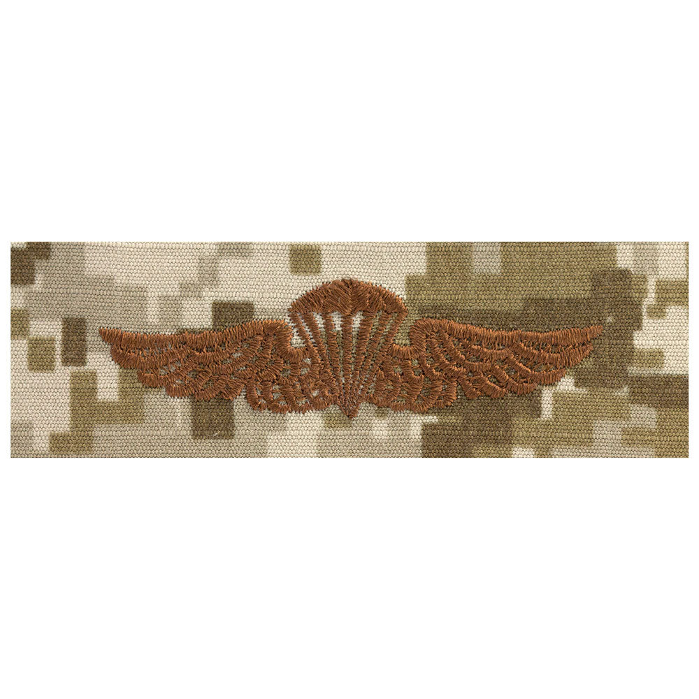 US Navy Embroidered Badge - Navy/Marine Parachutist | USAMM