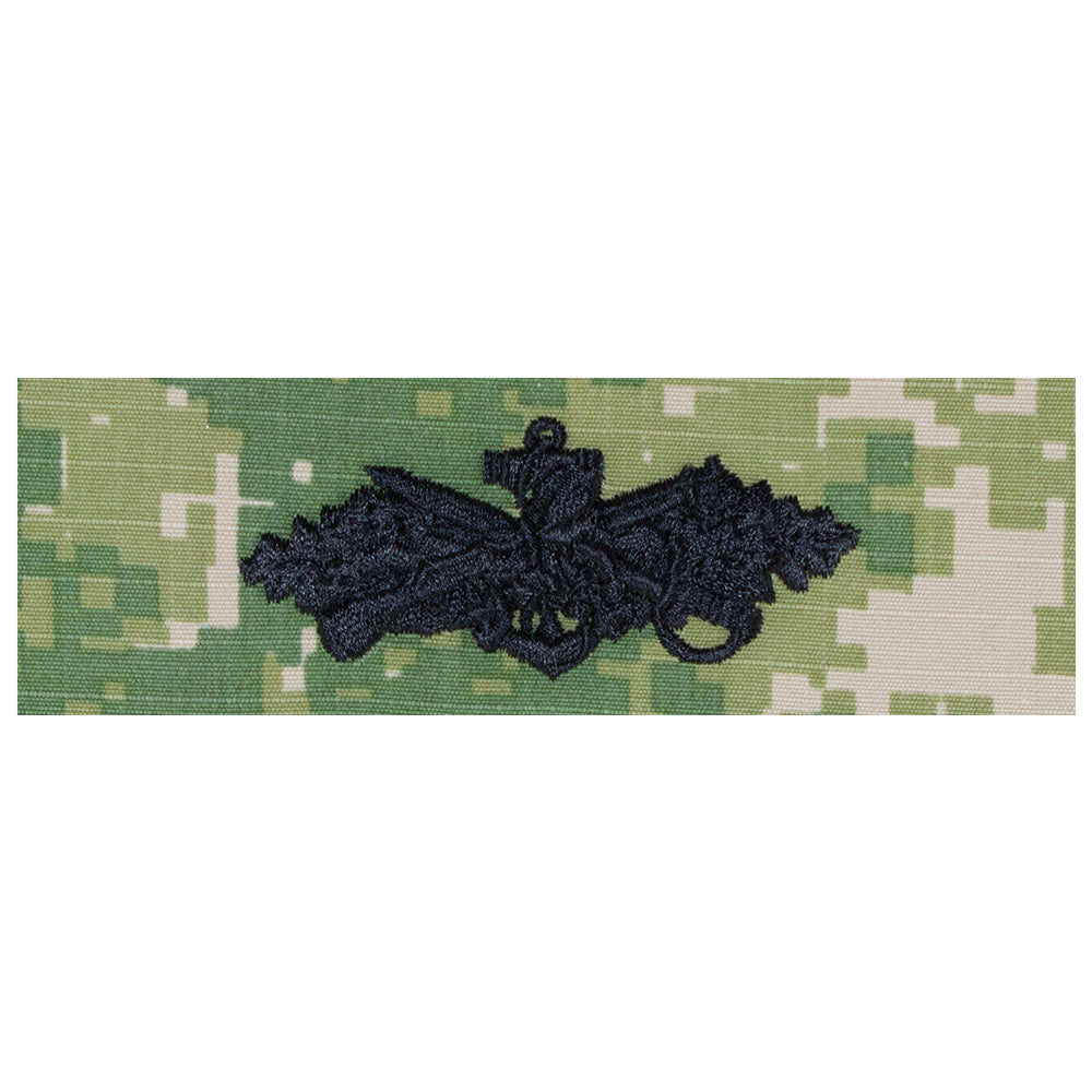 US Navy Embroidered Badge - Seabee Combat Warfare Officer