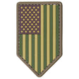 Vertical US Flag PVC Patch - Multicam Patches and Service Stripes 