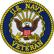 Navy Veteran Round Patch Patches and Service Stripes 