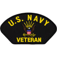 Navy Veteran Vintage Style Hat Patch Patches and Service Stripes 