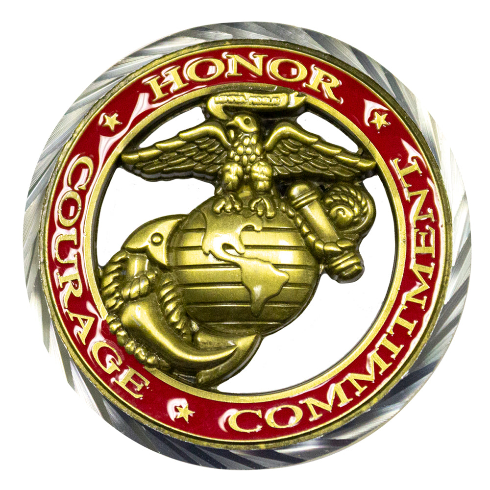 Marine Corps Core Values Coin USAMM