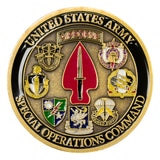 Special Operations Command Sine Pari Coin Challenge Coins 