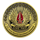 Special Operations Command Sine Pari Coin Challenge Coins 