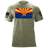 Distressed Arizona Flag T-Shirt Shirts YFS.7.002.1.MGT.1