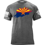 Arizona Flag Paint Swatch T-Shirt Shirts YFS.7.001.1.HGT.1