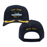 U.S. Navy Custom Ship Cap - Abnaki Class Tugboat Hats and Caps AbnakiTug.Navy.Captain