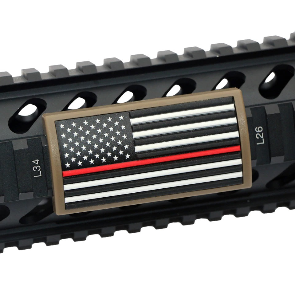 U.S. Flag Red Line Rail Covers - Left Star Field Rail Cover 85522