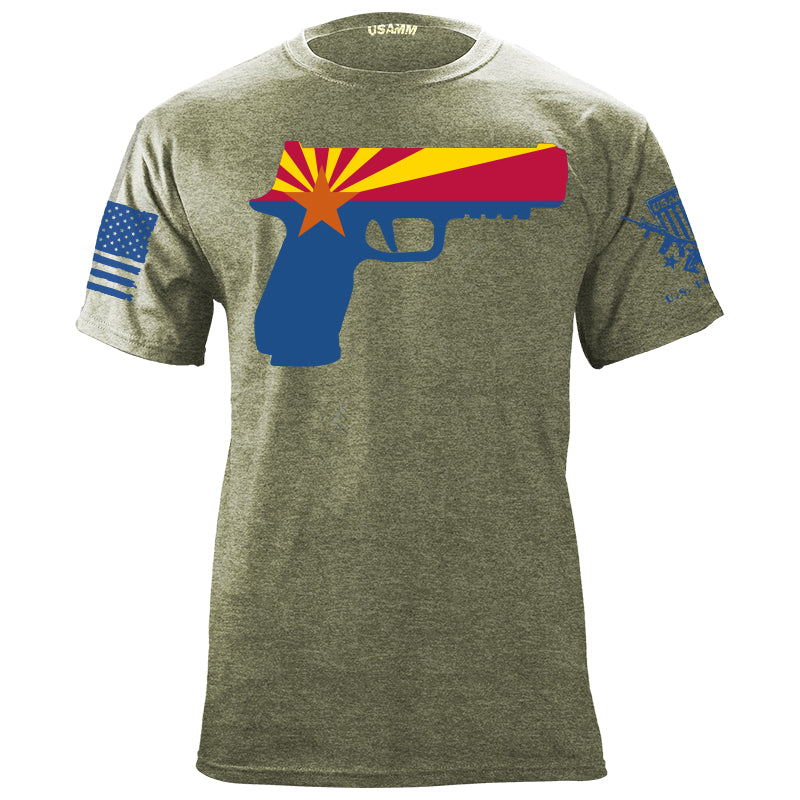 Arizona m17 Flag T-shirt Shirts YFS.7.015.1.MGT.1