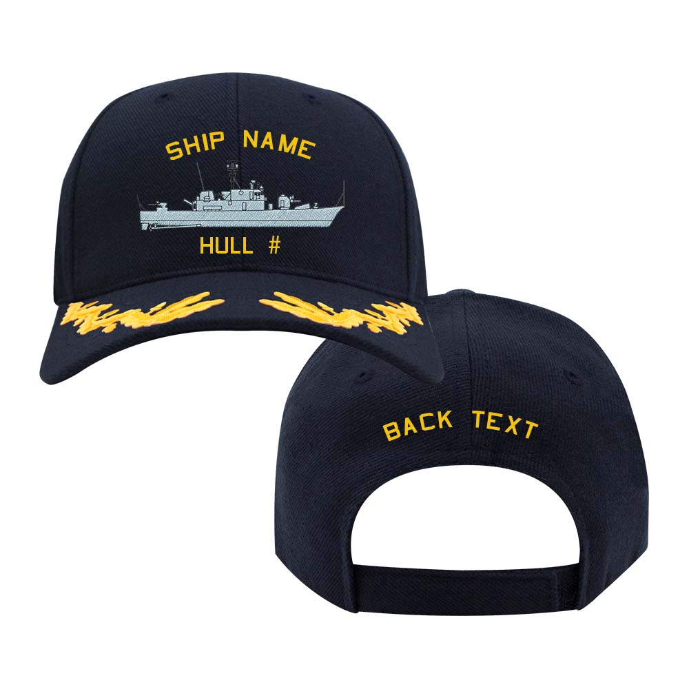 USAMM U.S. Navy Custom Ship Cap Asheville Class Gunboat