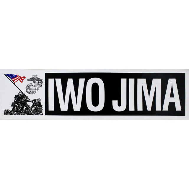 Iwo Jima USMC Bumper Sticker Stickers and Decals BP-0030